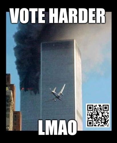 vote harder 911 lmao